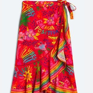 FARM Rio Good Vibes Size M wrap skirt
